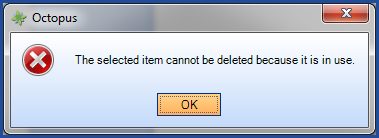 Delete error messages. Delete error messages