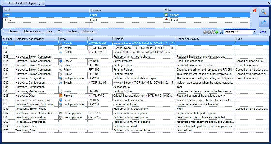 Problem Management Octopus Module Doc Octopus