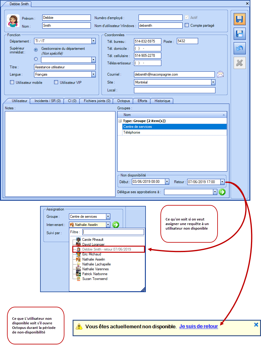 Gestion des utilisateurs | Doc - Octopus